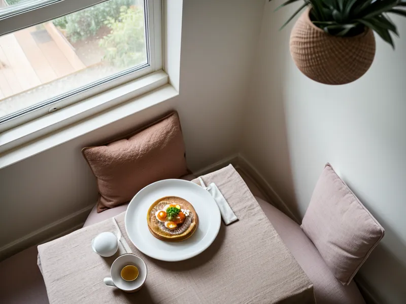 A rainy window sill at dusk with a candle and succulent, the slow kind of evening serious dating apps conversations need to survive